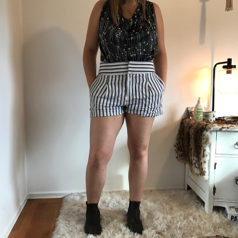 Striped shorts